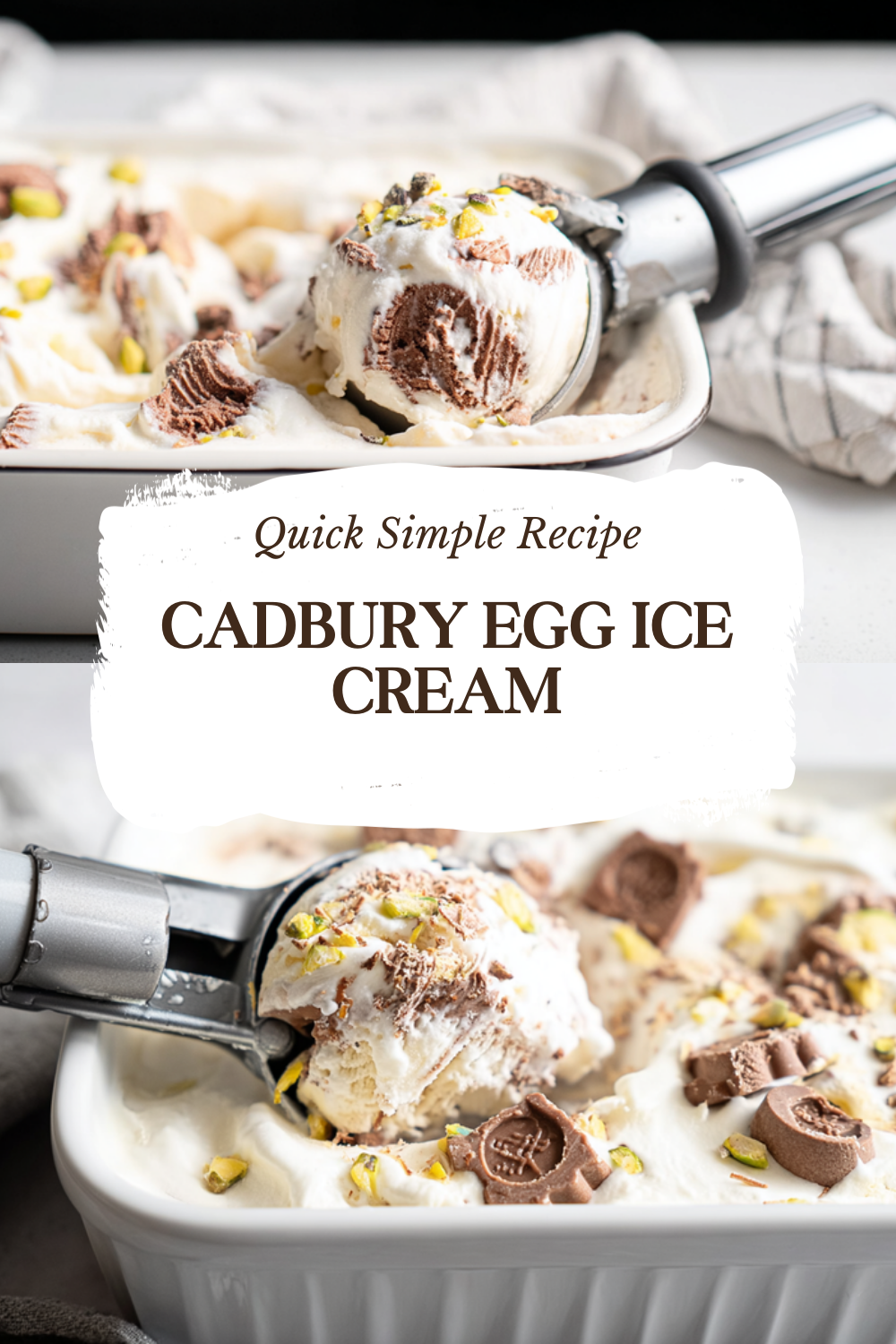 Cadbury Egg Ice Cream