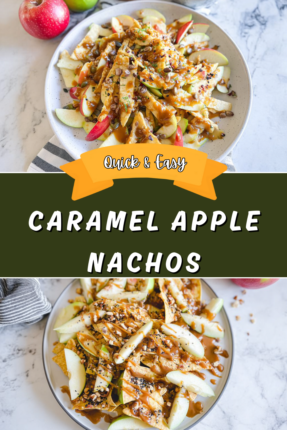 Caramel Apple Nachos