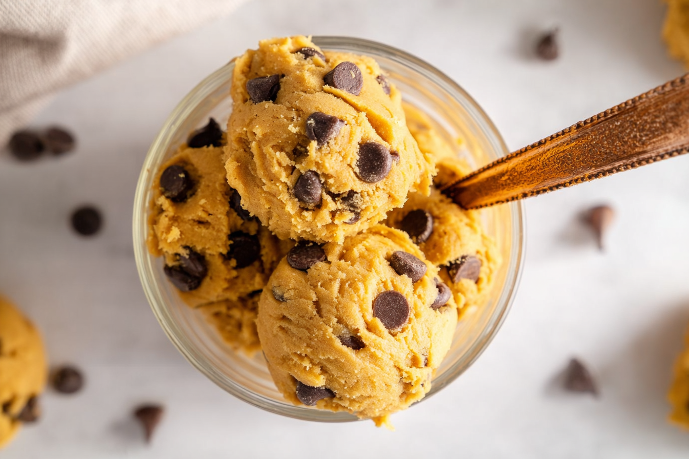 Edible Pumpkin Cookie Dough