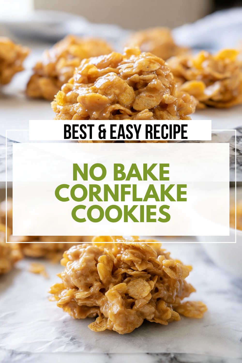 No Bake Cornflake Cookies