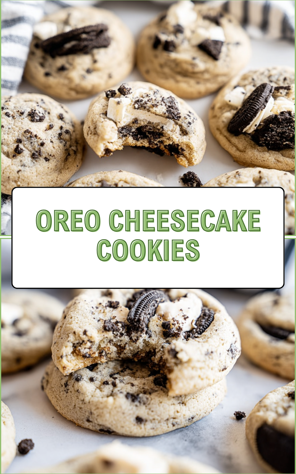 Oreo Cheesecake Cookies