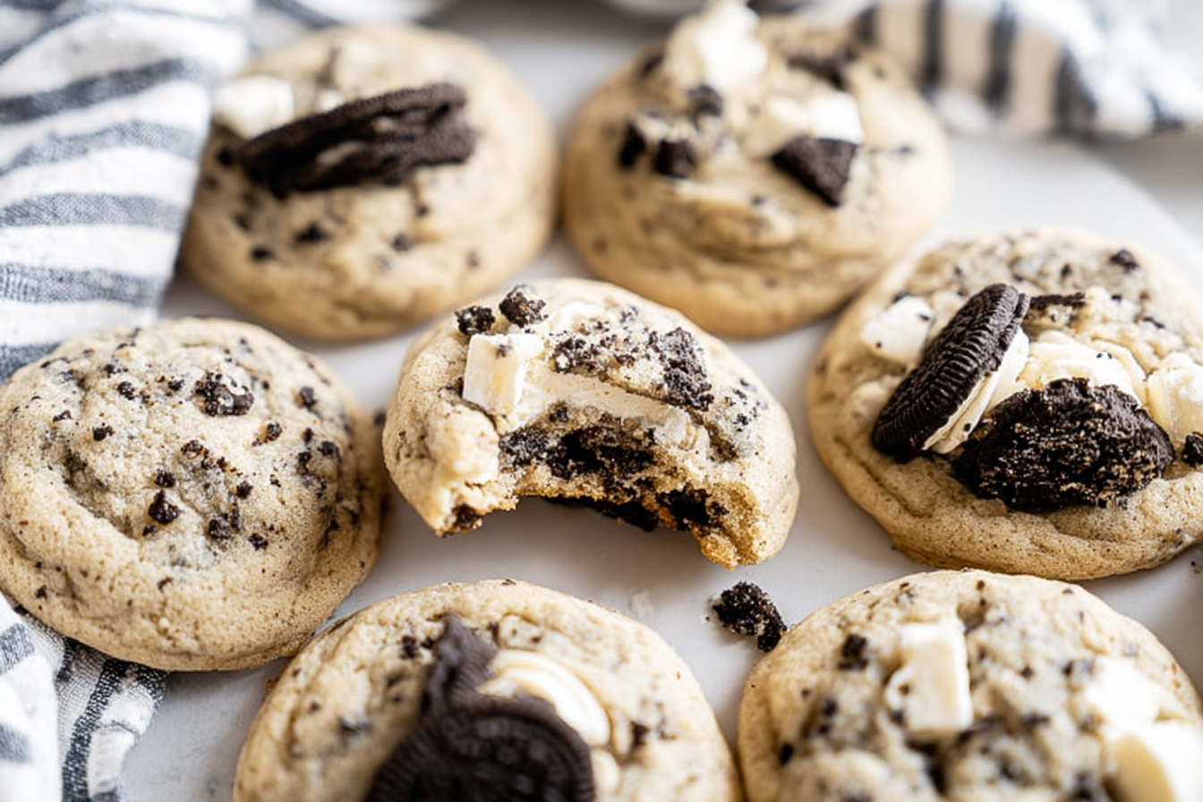 Oreo Cheesecake Cookies