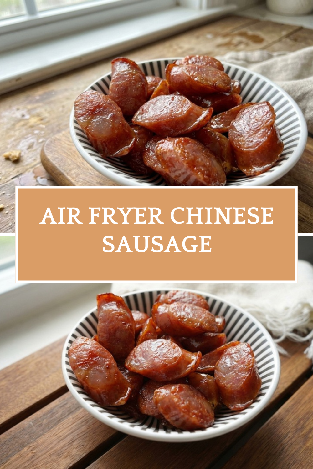 Air Fryer Chinese Sausage Crispy Easy Recipe 5 Air Fryer Chinese Sausage