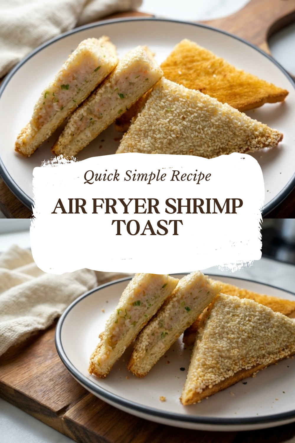 Air Fryer Shrimp Toast
