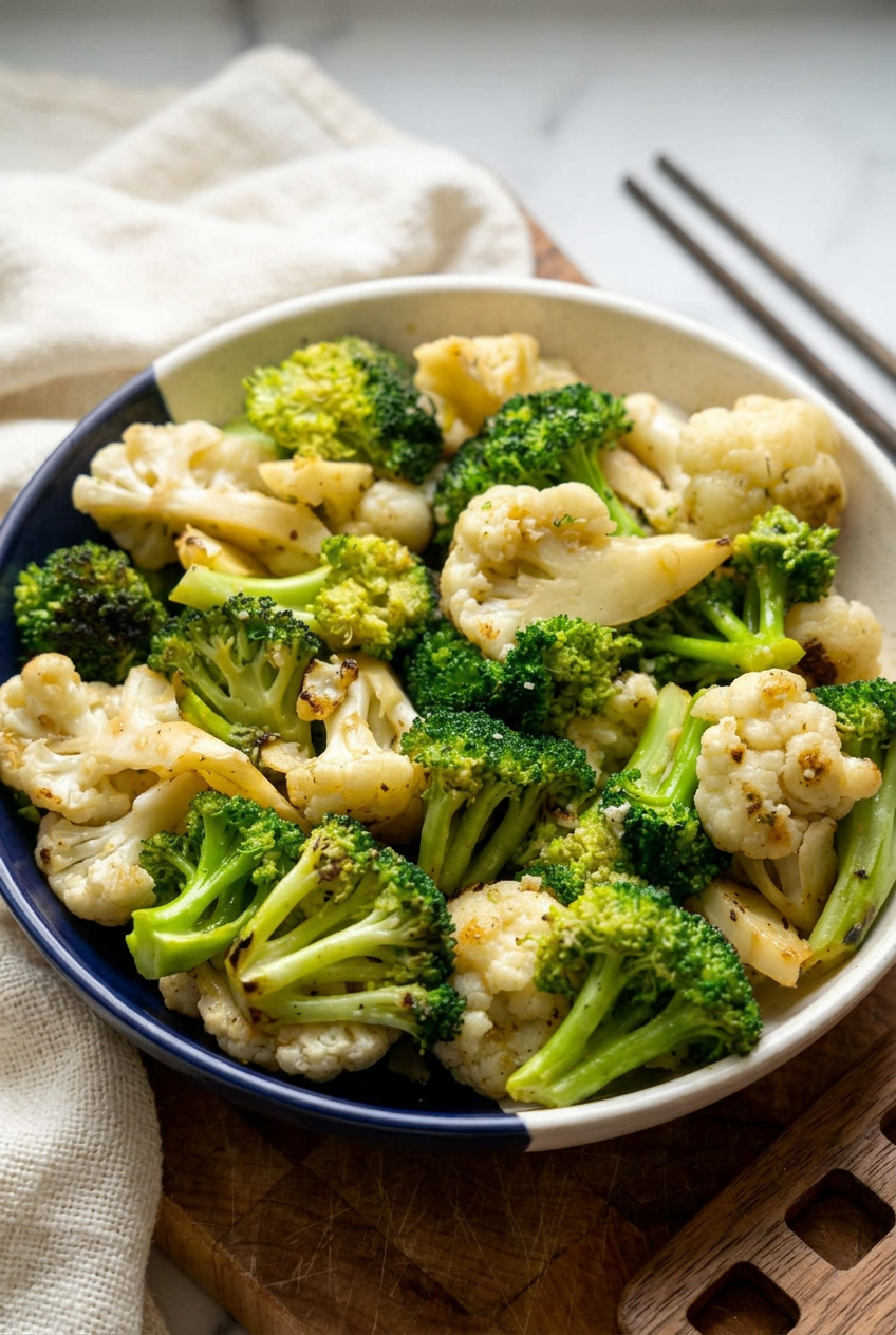 Broccoli And Cauliflower Stir Fry