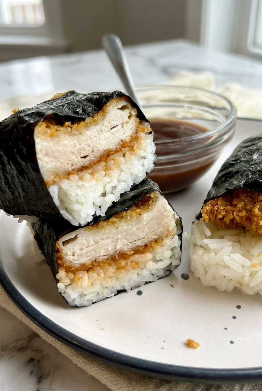 Chicken Katsu Musubi Recipe: Crispy Fried Delight in Seaweed 4 Chicken Katsu Musubi