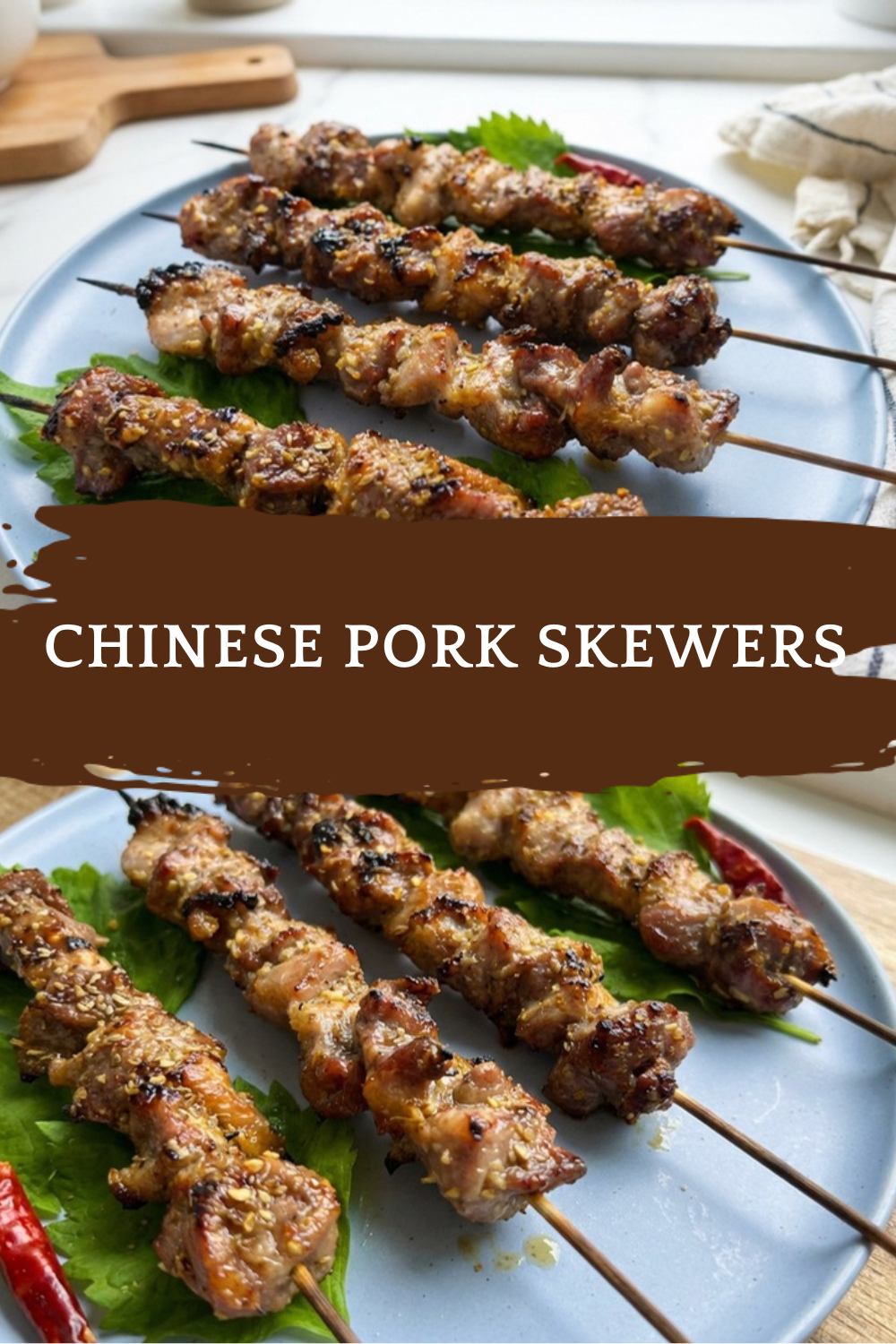 Chinese Pork Skewers