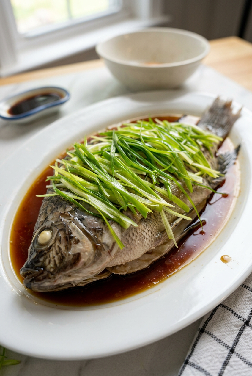 Chinese Steamed Fish