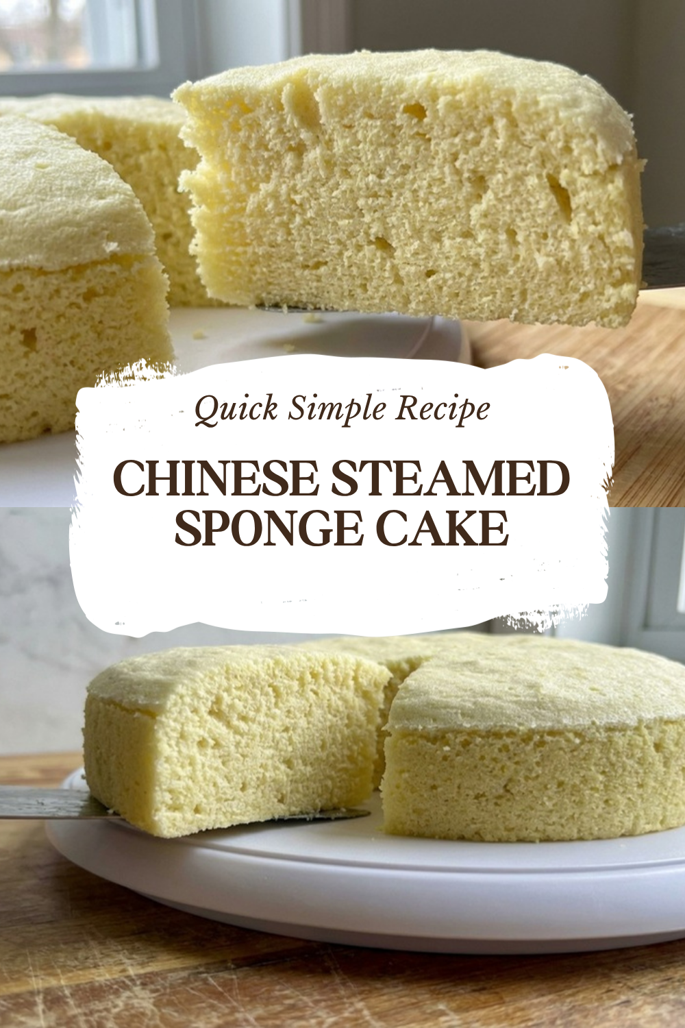 Chinese Steamed Sponge Cake