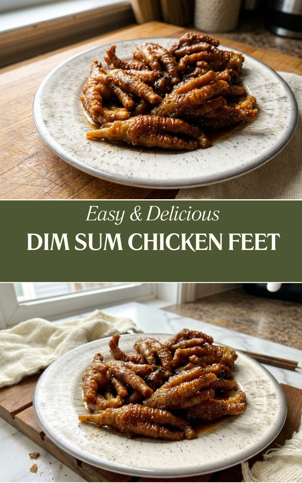 Chicken Feet: Dad's Real Secrets from Chinese Chef 5 Dim Sum Chicken Feet