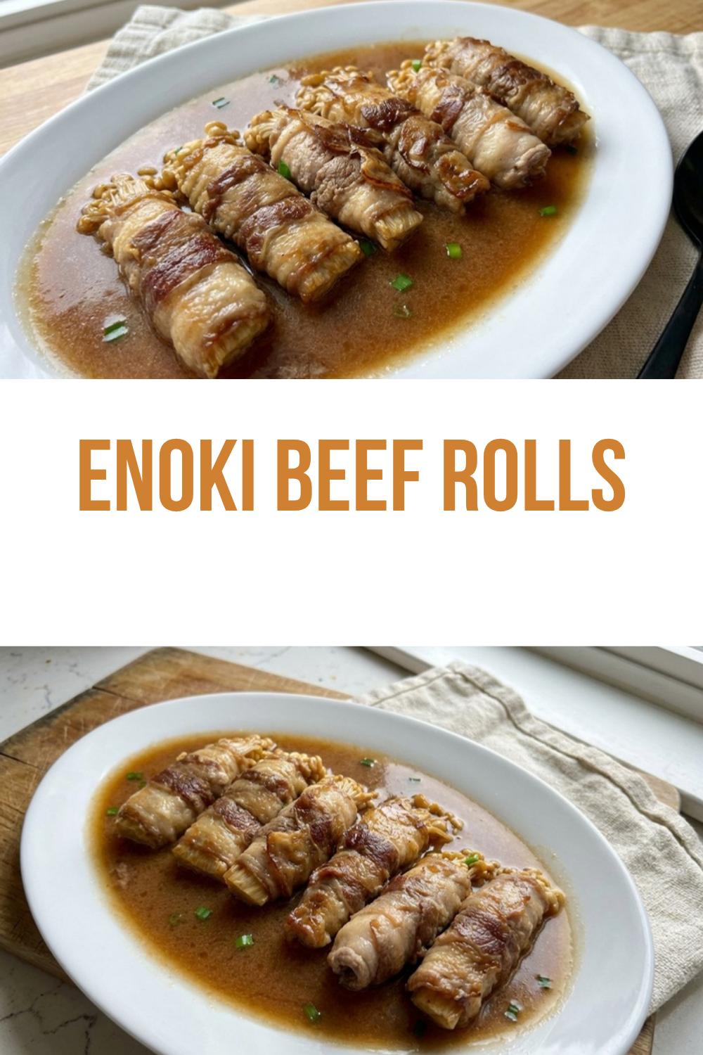 Enoki Beef Rolls
