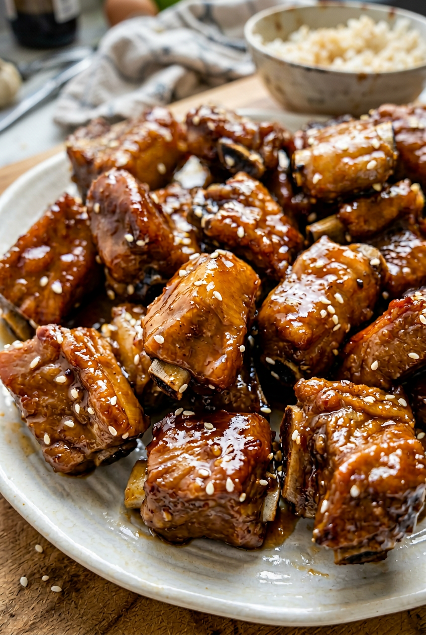 Honey Garlic Spare Ribs