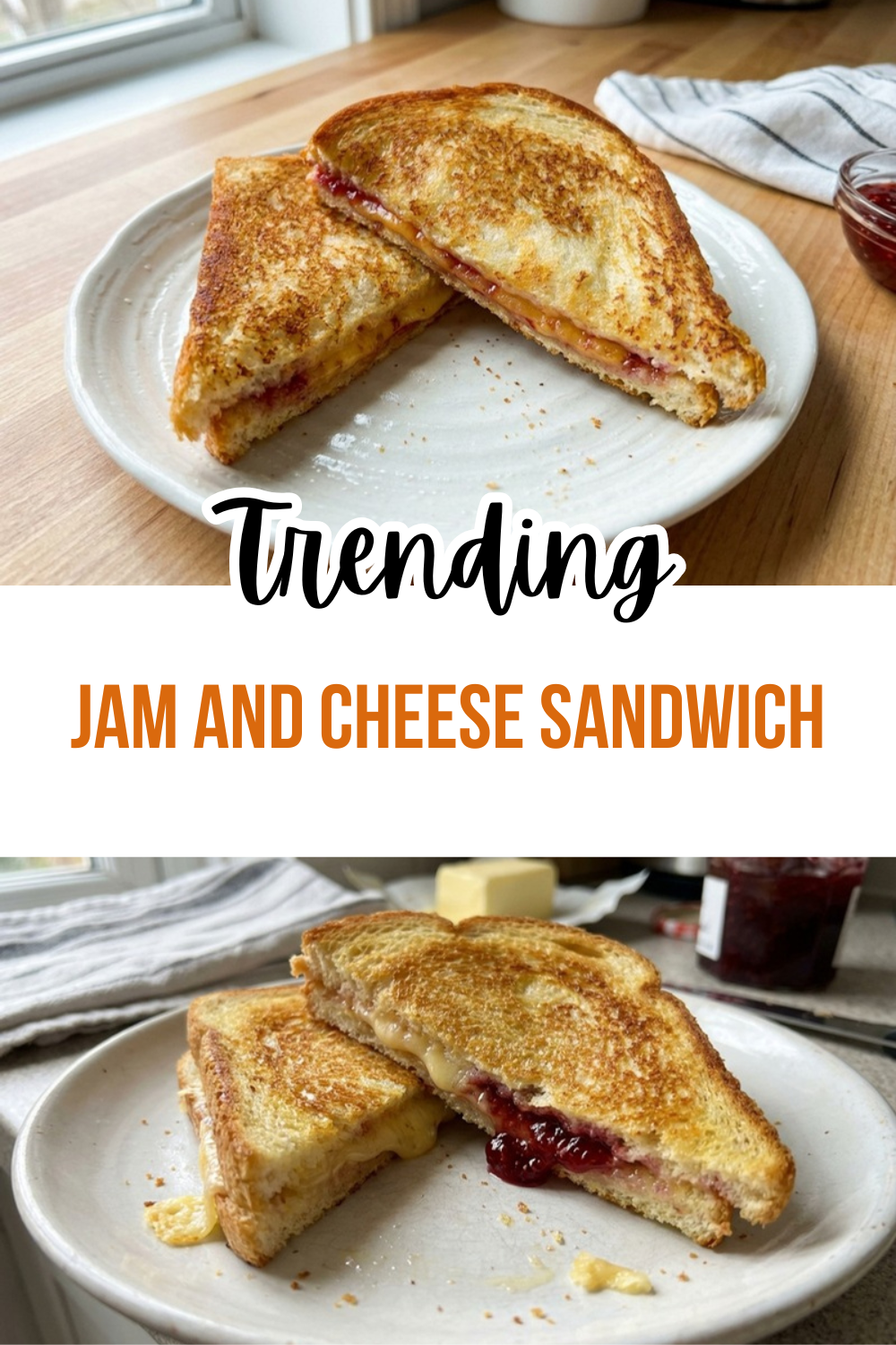 Jam and Cheese Sandwich Recipe Quick Sweet Savory Treat 5 Jam And Cheese Sandwich