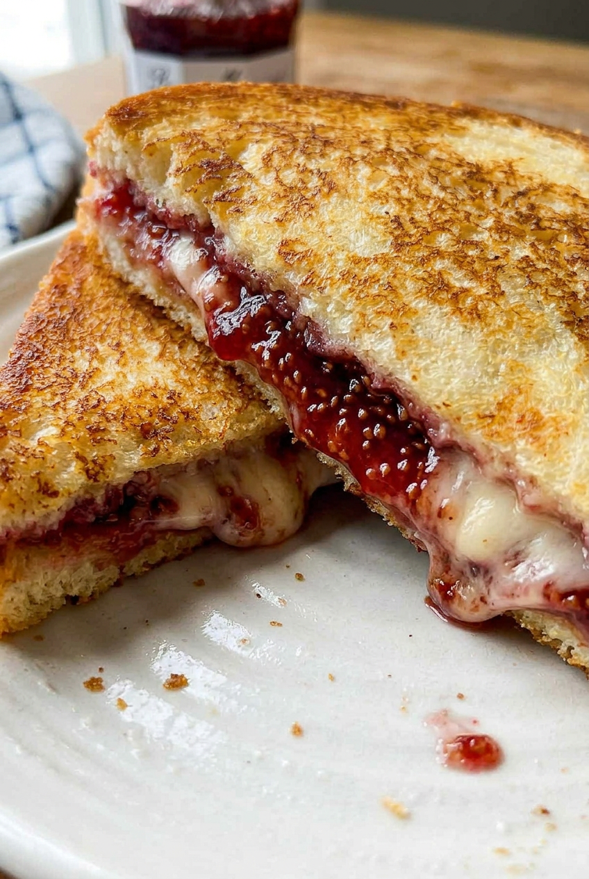 Jam and Cheese Sandwich Recipe Quick Sweet Savory Treat 4 Jam And Cheese Sandwich
