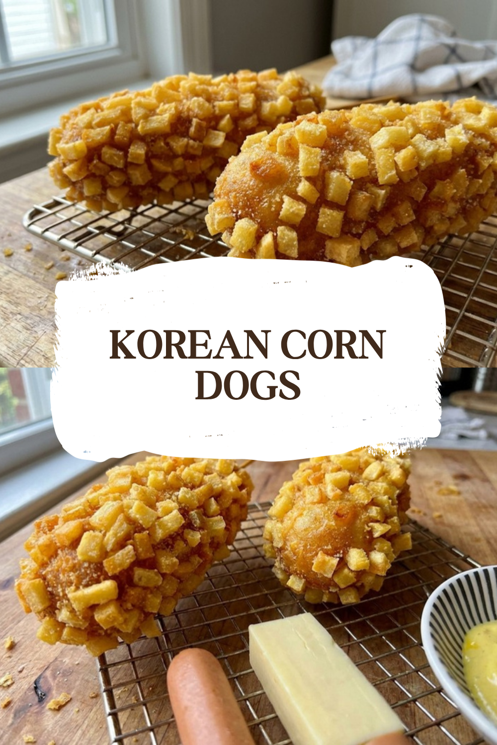 Korean Corn Dog Recipe: Crispy Cheesy Homemade Street Snack 5 Korean Corn Dogs