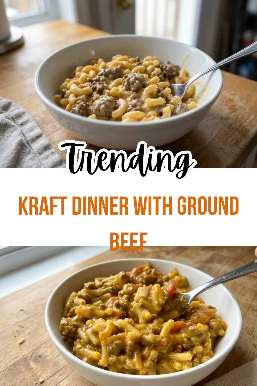 Kraft Dinner With Ground Beef