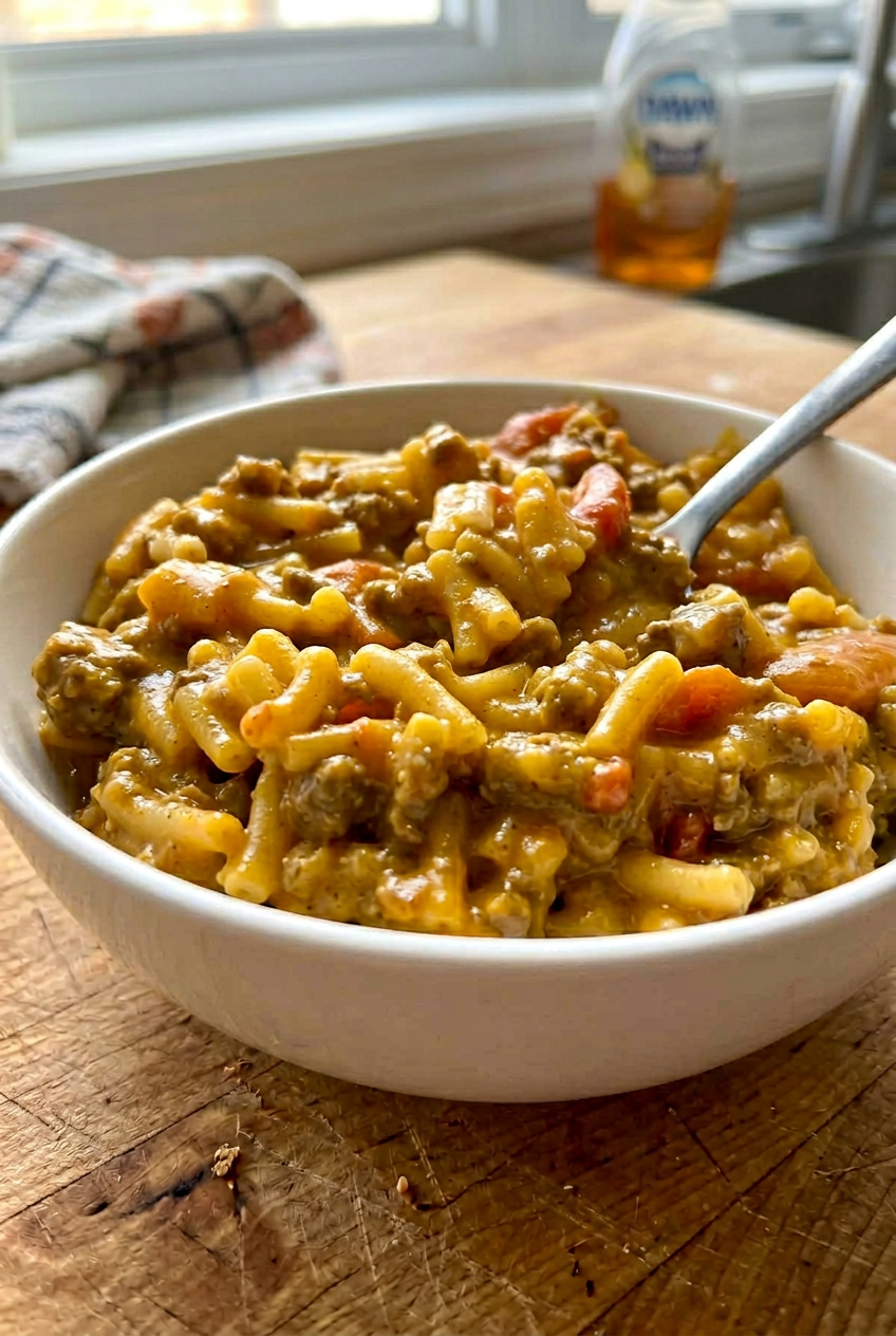 Kraft Dinner With Ground Beef