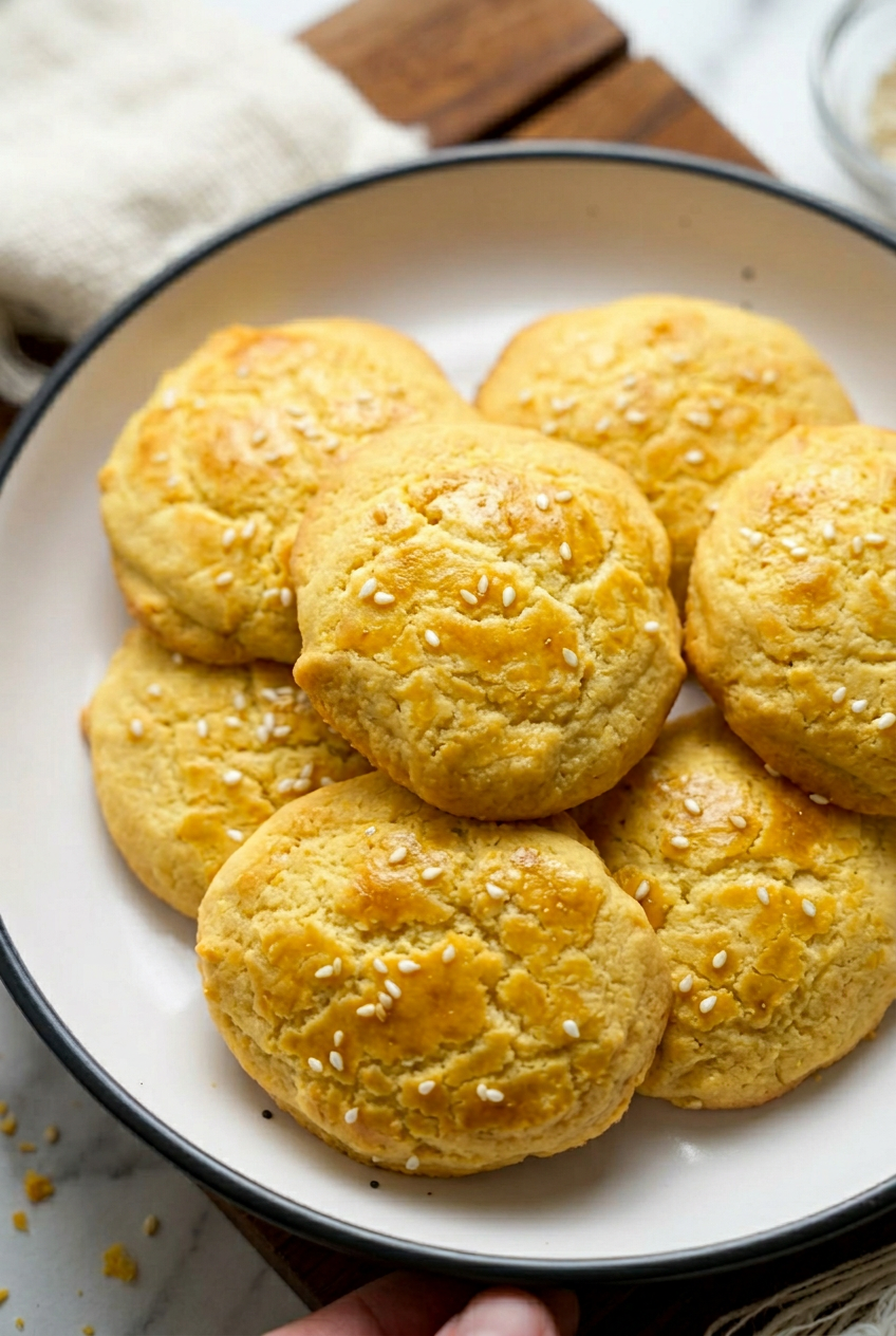 Salted Egg Yolk Cereal Cookies Recipe 4 Salted Egg Yolk Cookies