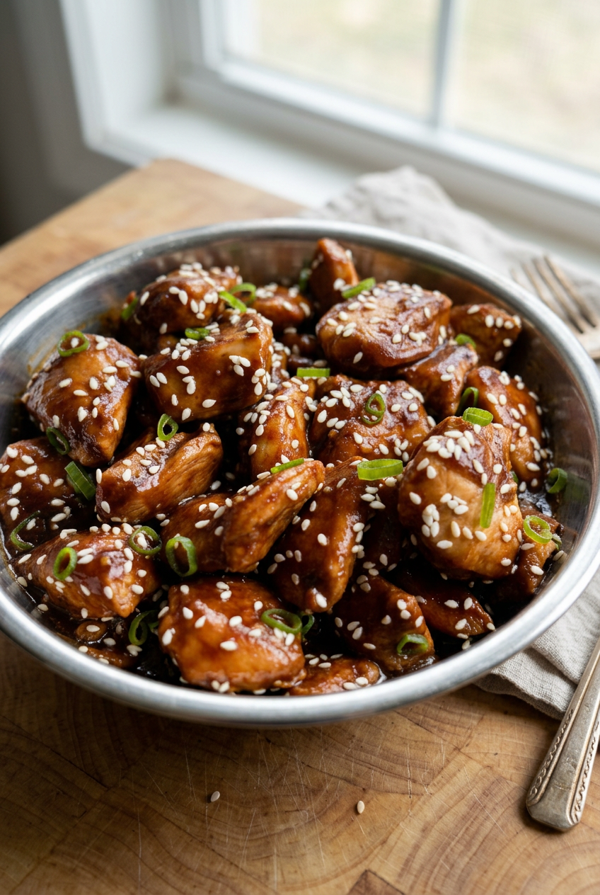 Sous Vide Sesame Chicken