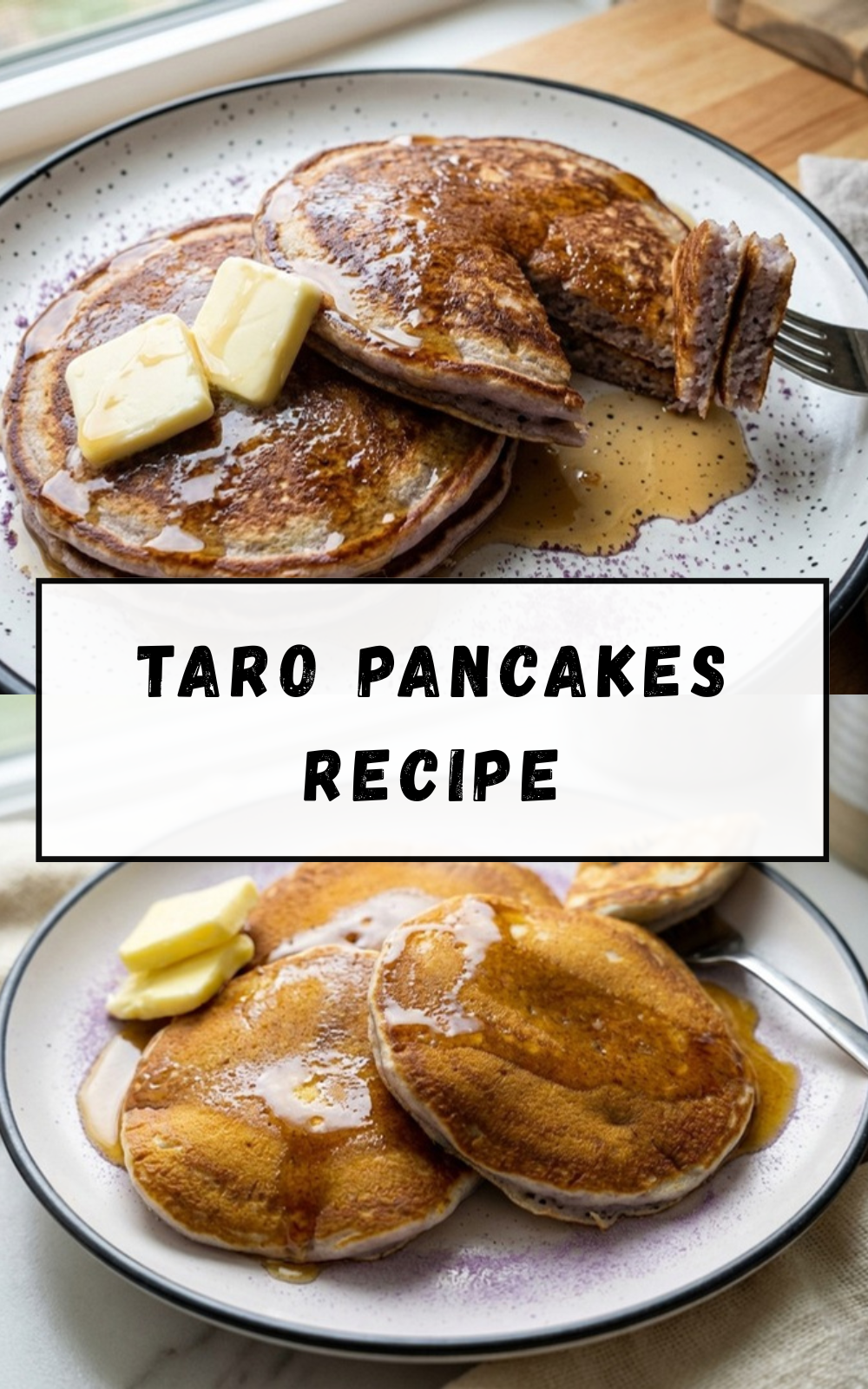 Taro Pancakes Recipe