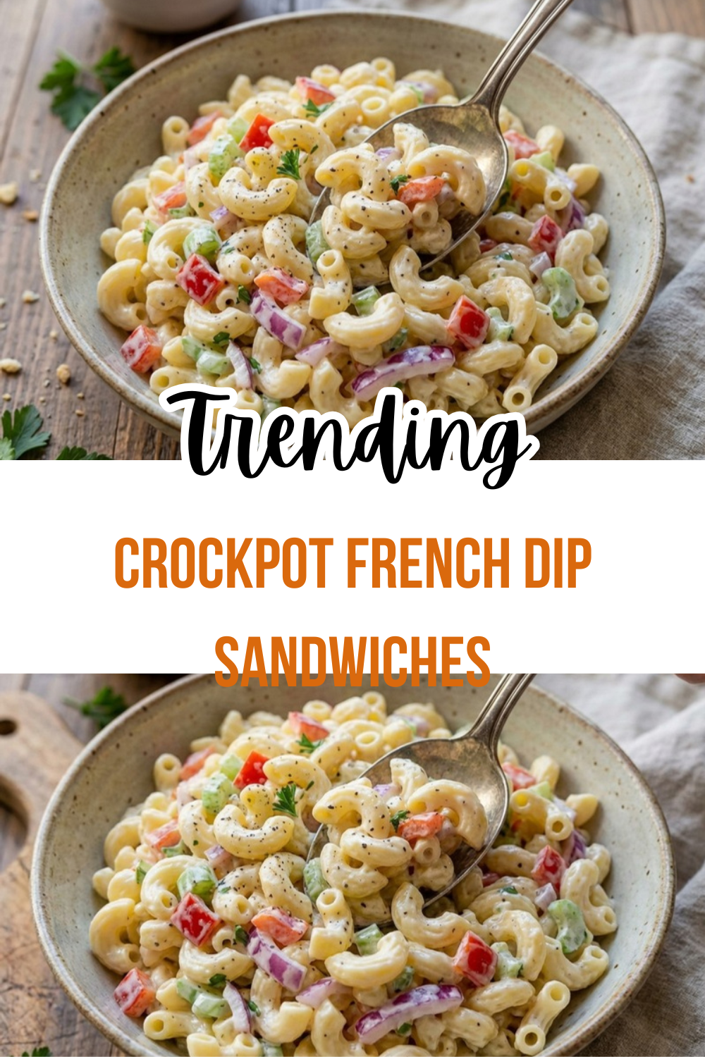 Crockpot French Dip Sandwiches