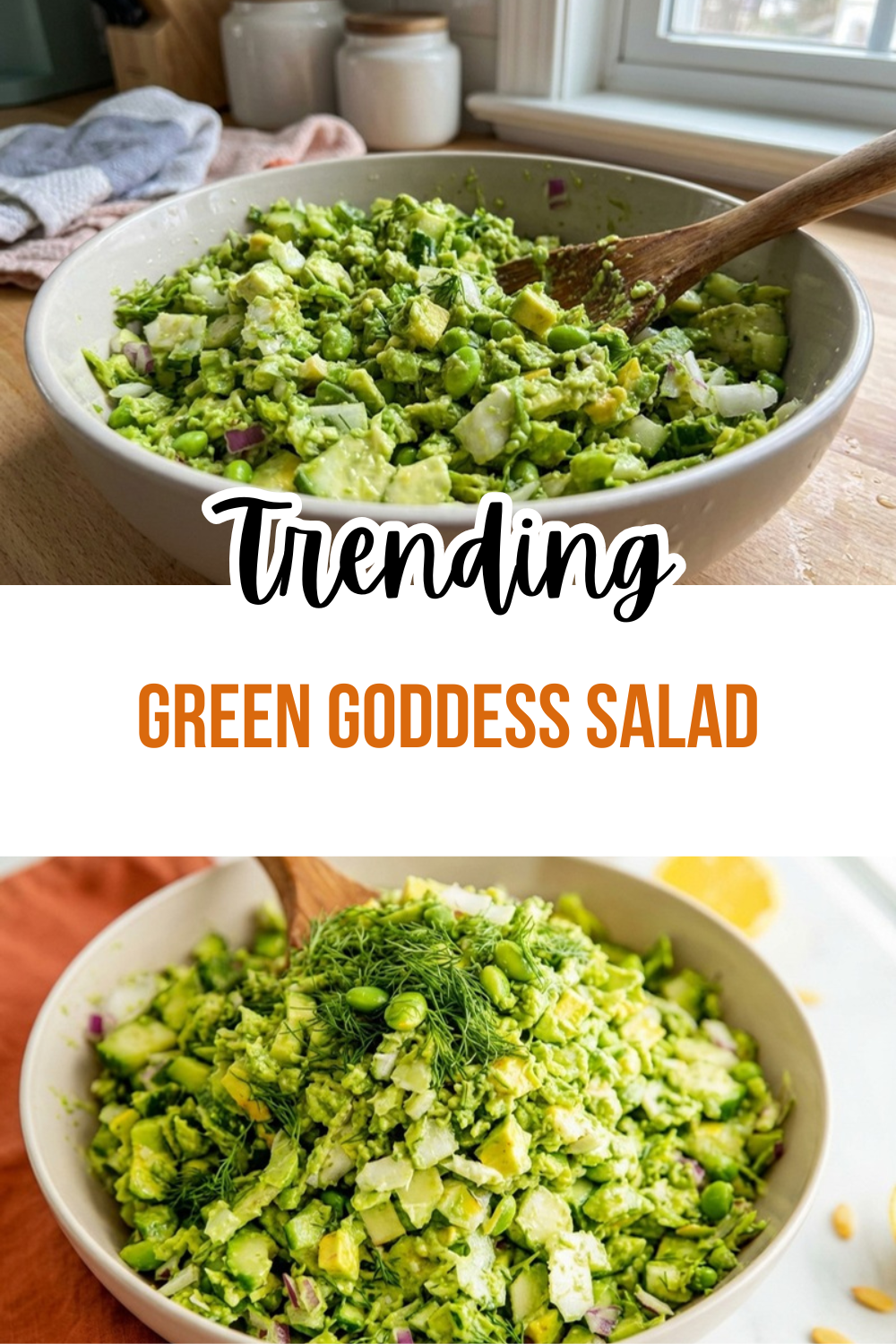 Green Goddess Salad Recipe with Creamy Herb Dressing 5 Green Goddess Salad