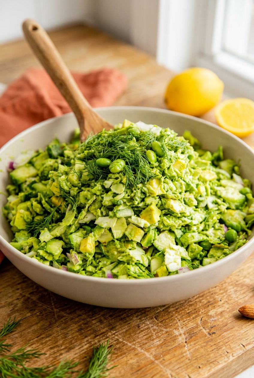 Green Goddess Salad Recipe with Creamy Herb Dressing 4 Green Goddess Salad