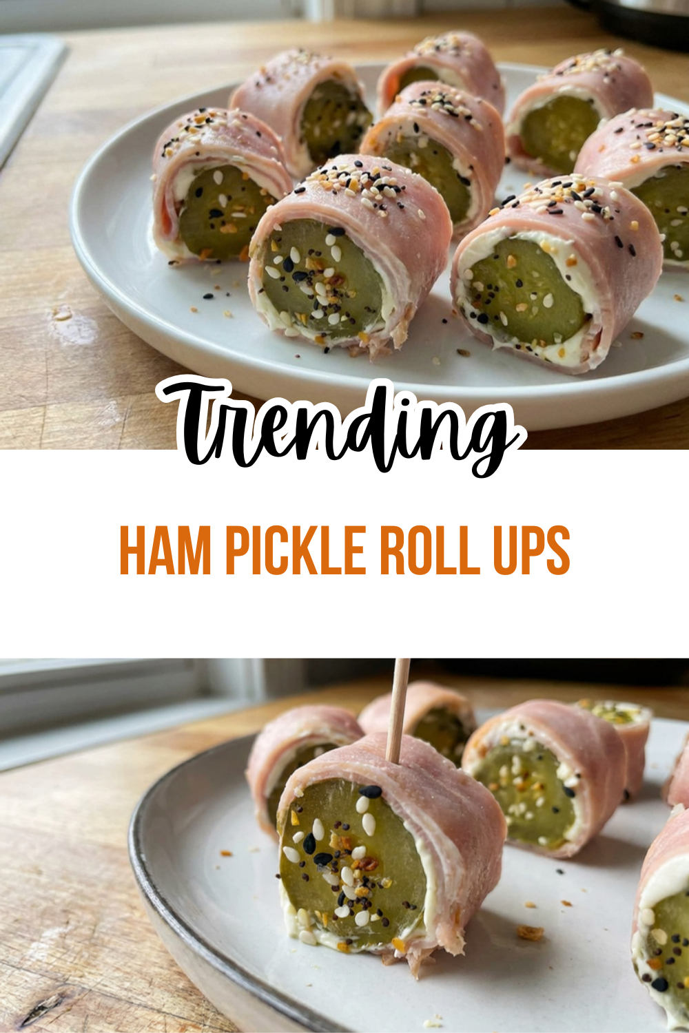 Ham and Pickle Roll Ups Easy Appetizer Recipe 5 Ham Pickle Roll Ups