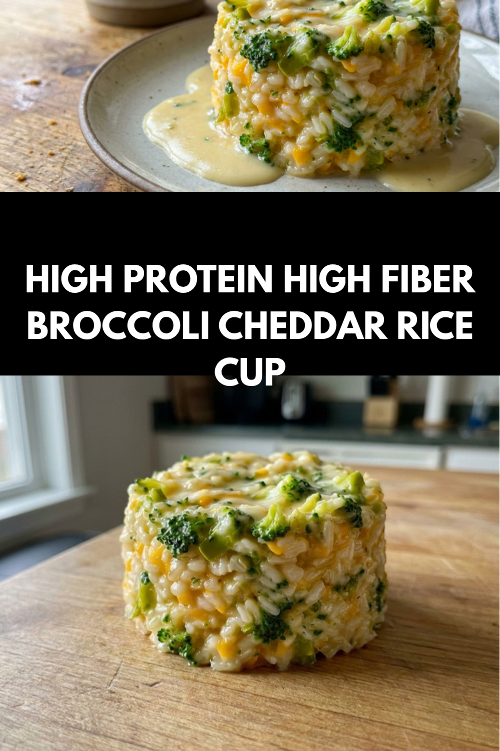 High Protein High Fiber Broccoli Cheddar Rice Cup