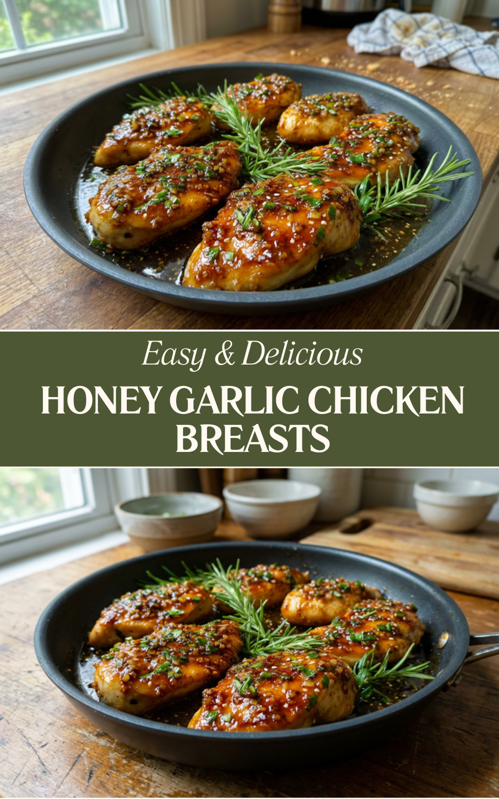 Honey Garlic Chicken Breasts