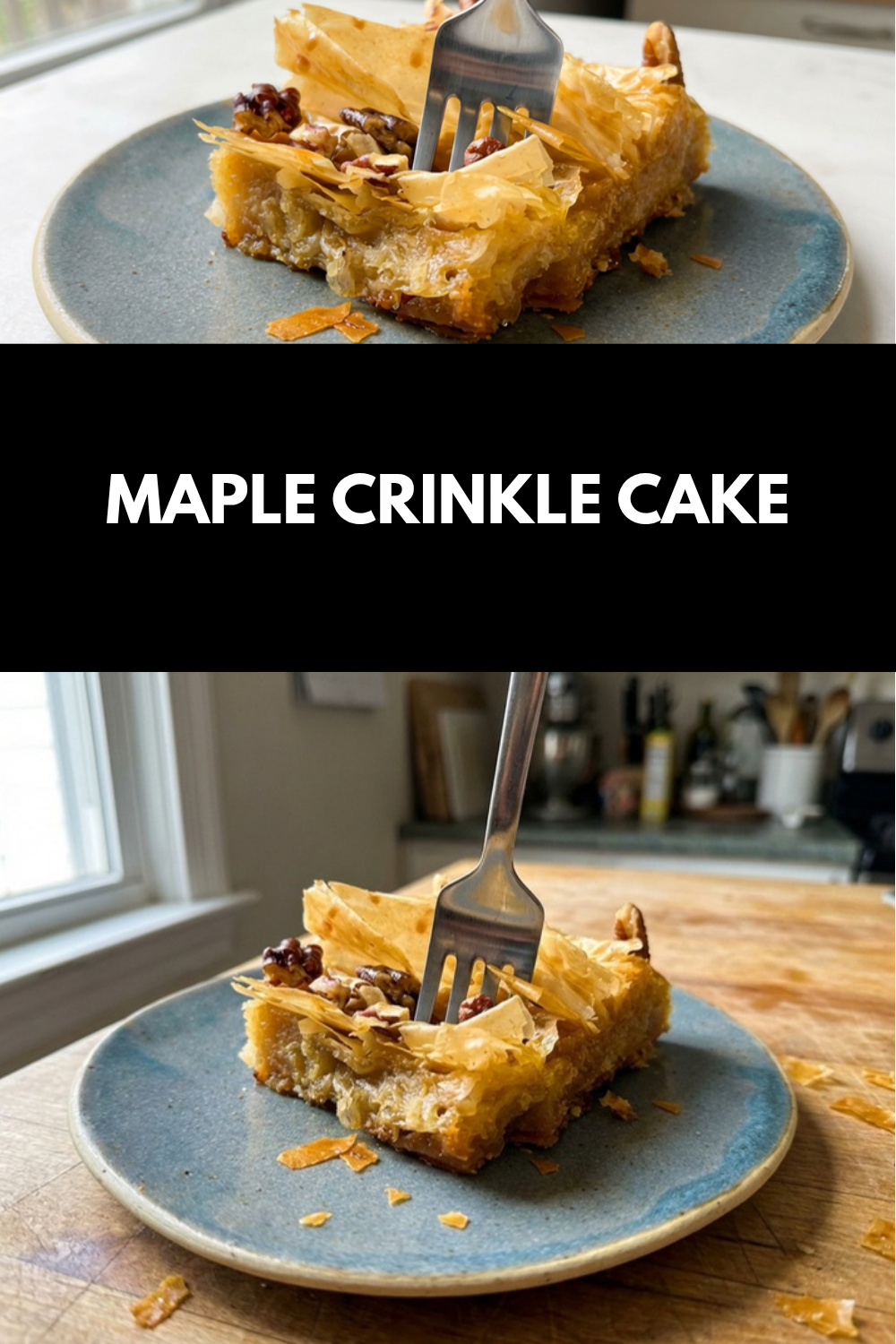 Maple Crinkle Cake