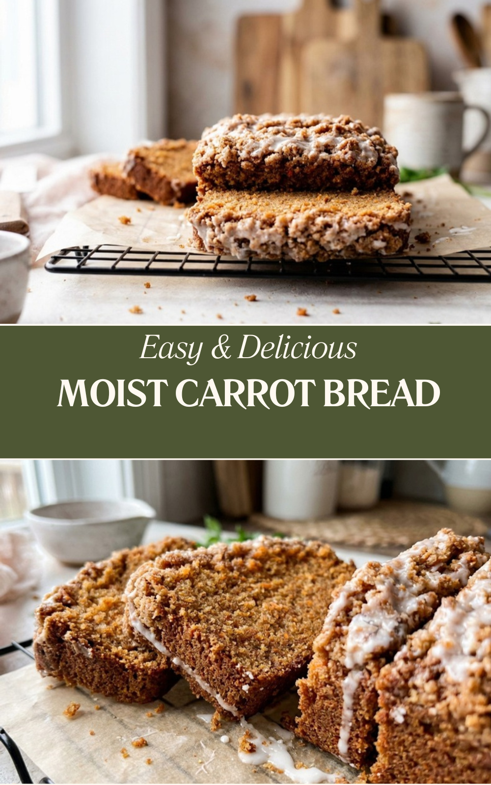 Moist Carrot Bread