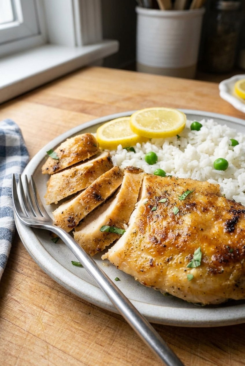 Slow Cooker Italian Lemon Chicken