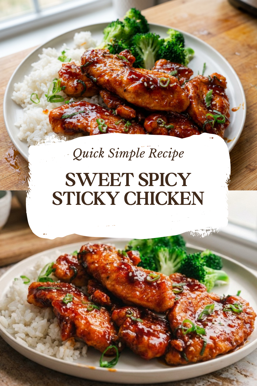 Sweet Spicy Sticky Chicken