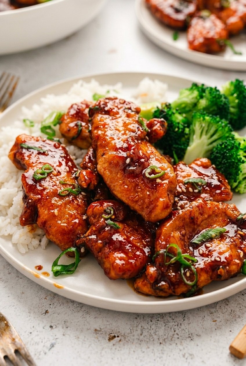 Sweet Spicy Sticky Chicken
