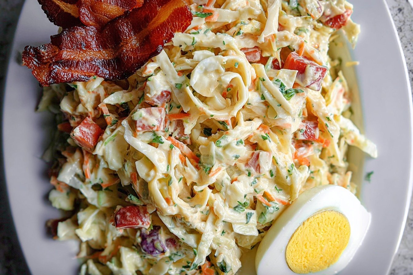 BLT Coleslaw: Whole30 Paleo Keto Gluten Free 4 Blt Keto Coleslaw