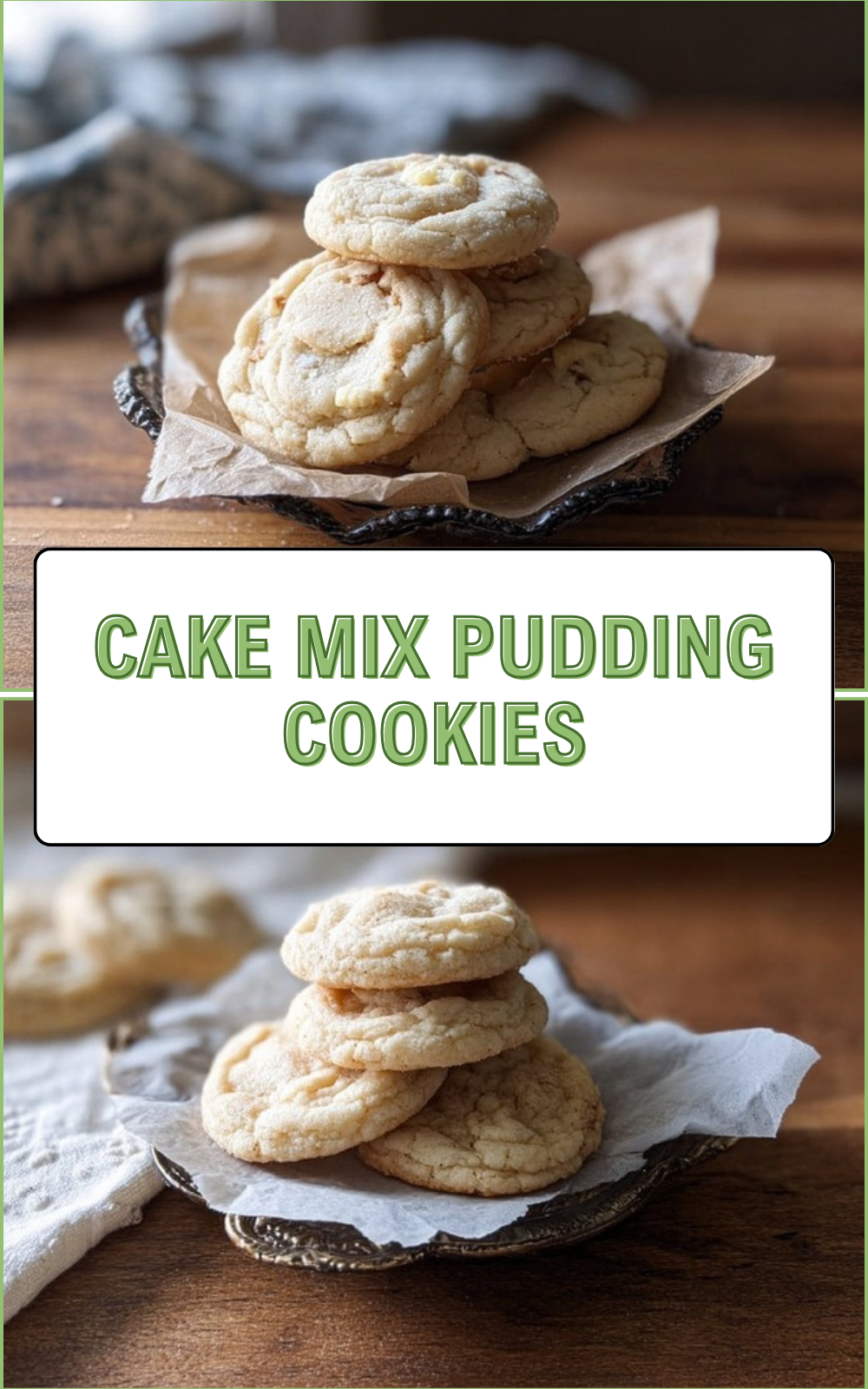 Cake Mix Pudding Cookies