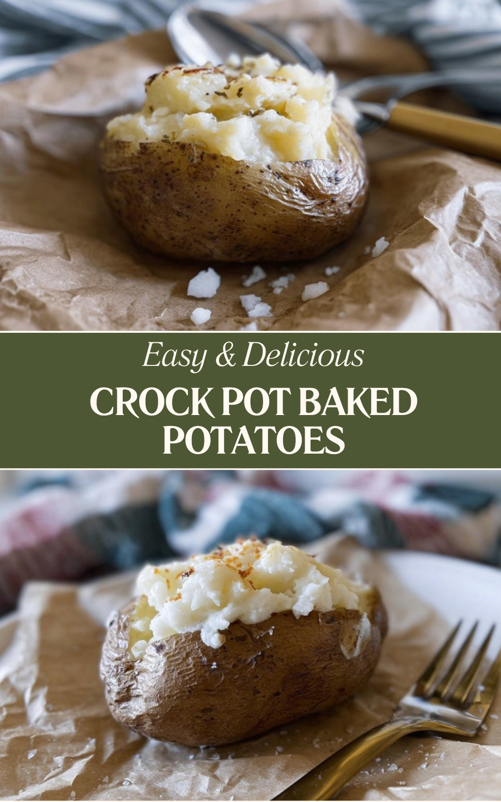 Crock Pot Baked Potatoes