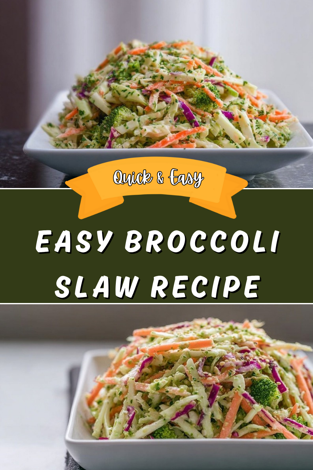 Broccoli Slaw Recipe Easy Healthy Side Dish 5 Easy Broccoli Slaw Recipe