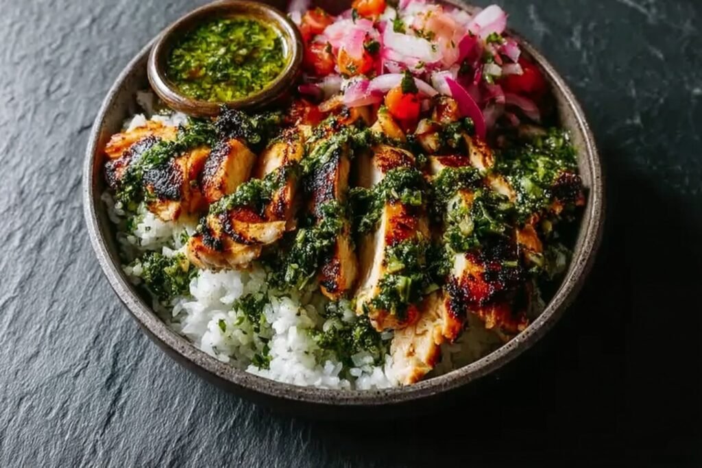 Easy Chimichurri Grilled Chicken Bowl 90.png