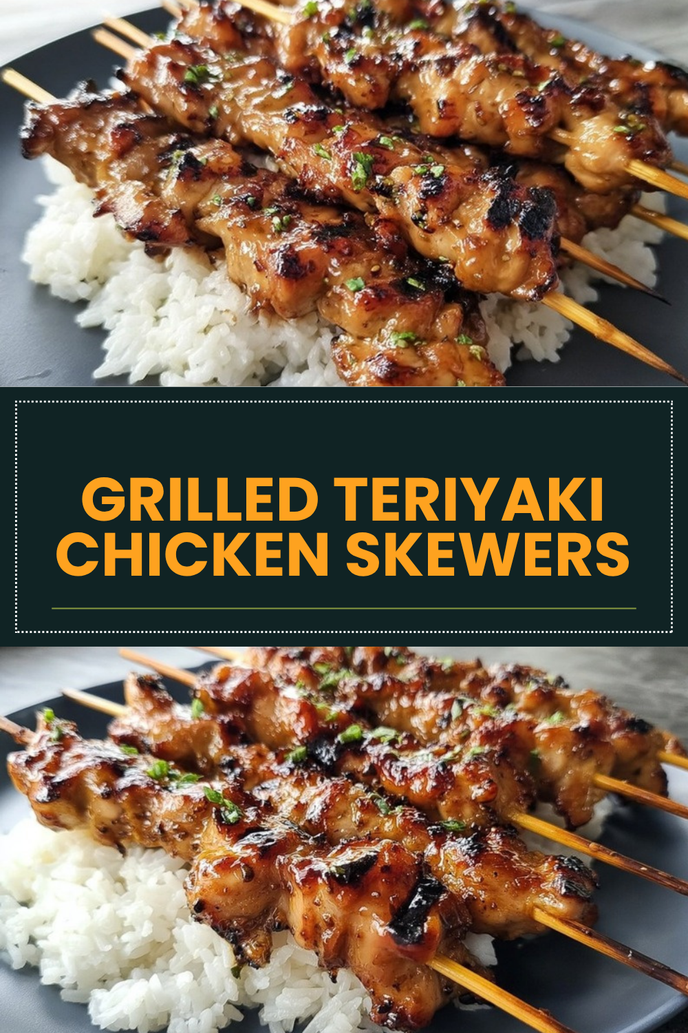 Grilled Teriyaki Chicken Skewers