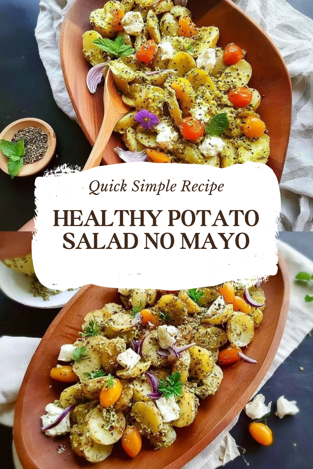 Healthy Potato Salad No Mayo