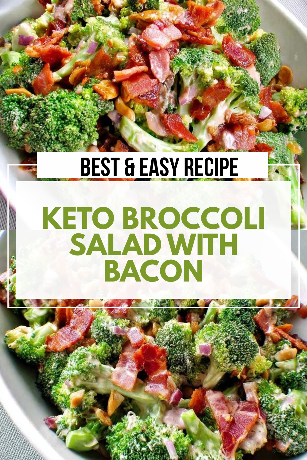 Keto Broccoli Salad with Bacon and Cheese 5 Keto Broccoli Salad With Bacon