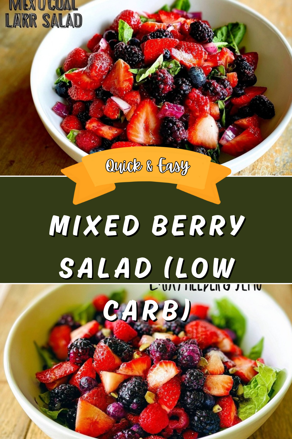 Mixed Berry Fruit Salad Low Carb Recipe 5 Mixed Berry Salad (Low Carb)