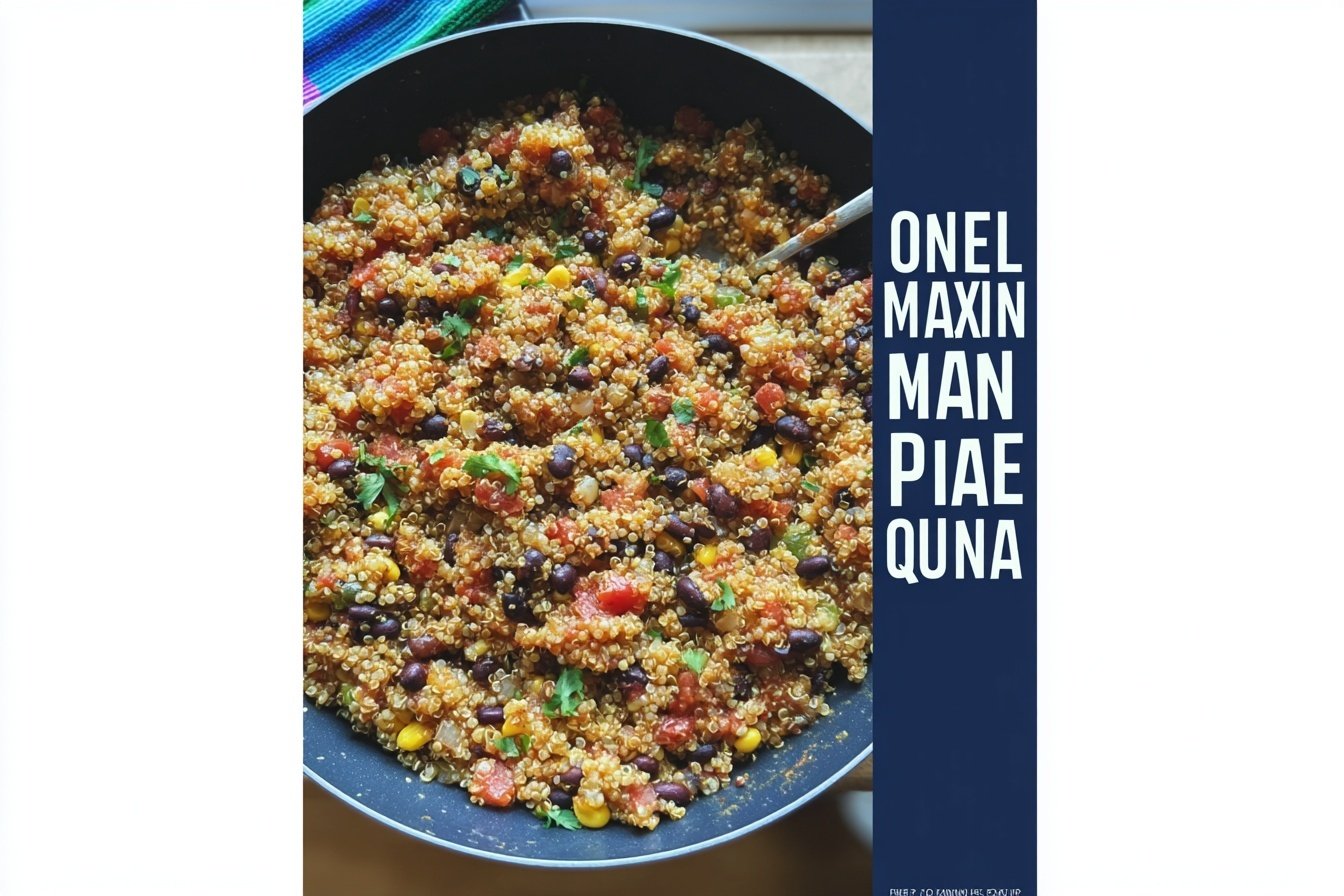 One Pan Mexican Quinoa Recipe 4 One Pan Mexican Quinoa