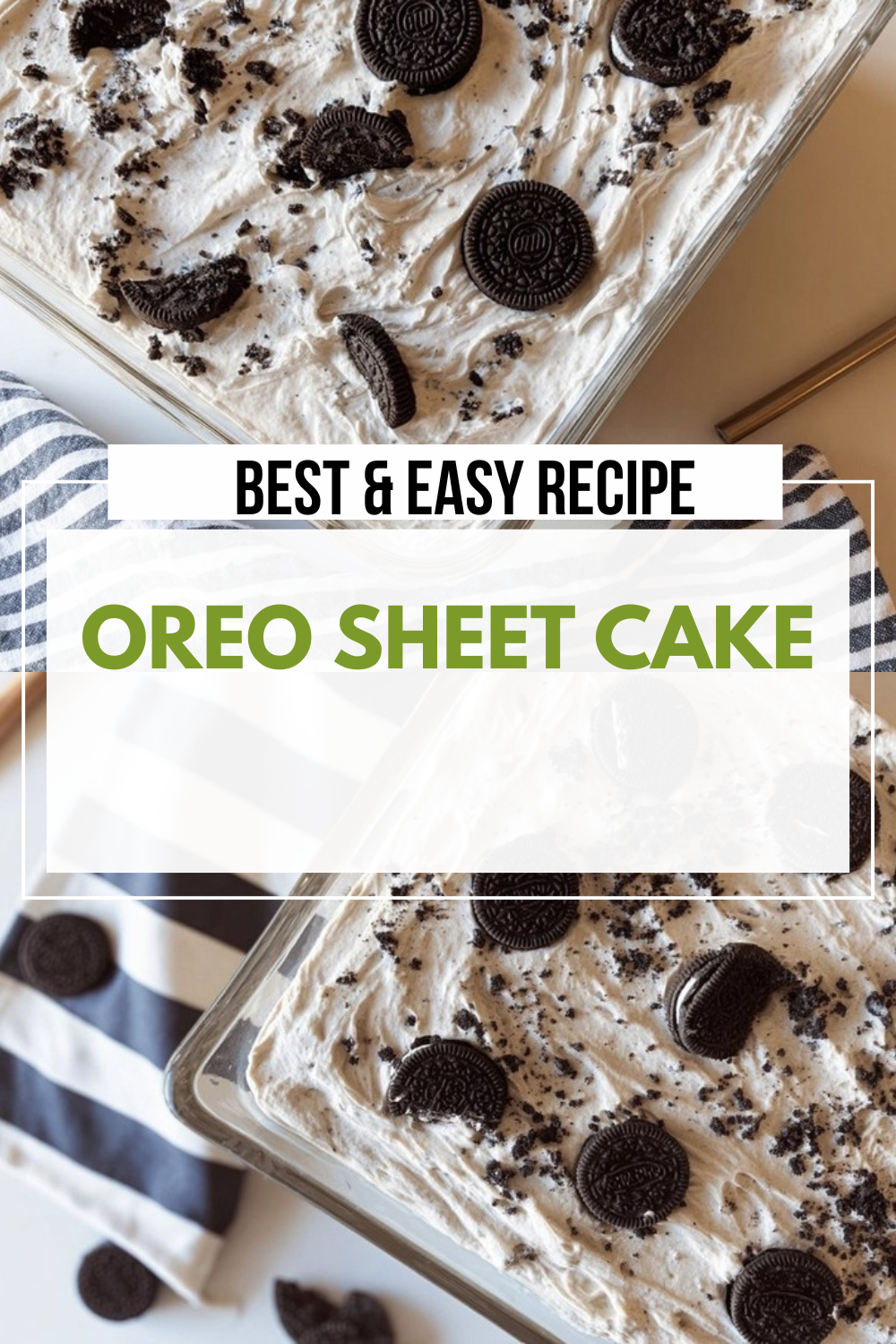 Oreo Sheet Cake