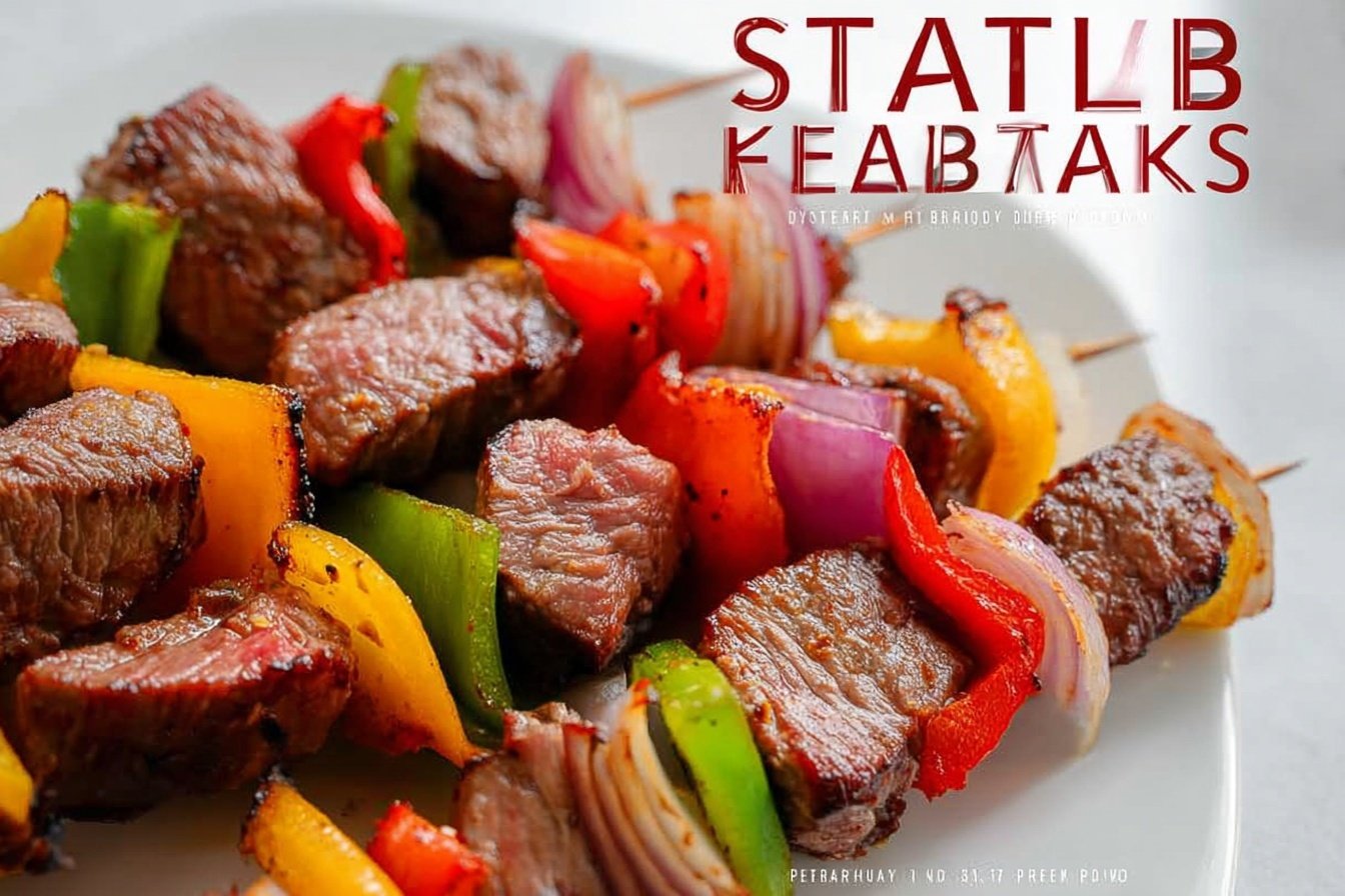 Steak Fajita Kebabs