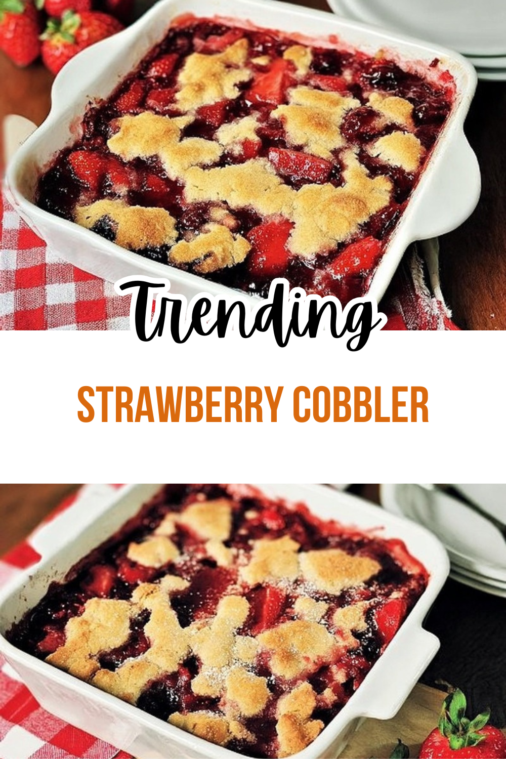 Strawberry Cobbler